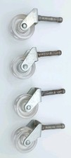 Lot of 4 Vintage Casters