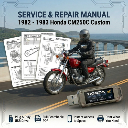 Honda cm250c custom 1982 1983 - cm250c,