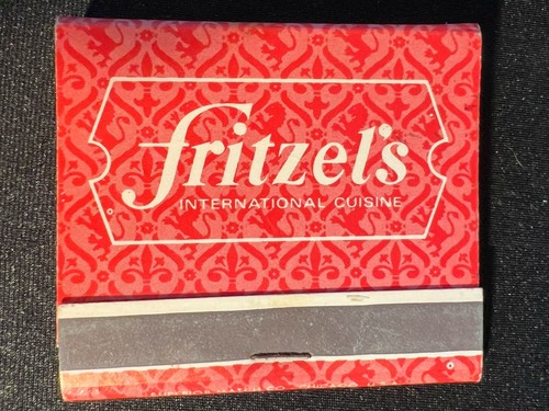 Vintage matchbook fritzel s - matchbook, fritzel's