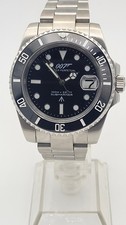 James Bond 007 Goldfinger Black Divers  Watch Seiko TMI NH35 Japanese Auto 10atm