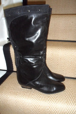STUNNING NEW VINTAGE LEATHER BOOTS BY SERVAS SIZE 5 ( 38 ) GORGEOUS