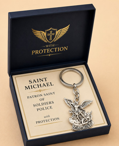 Silver archangel saint - silver, st