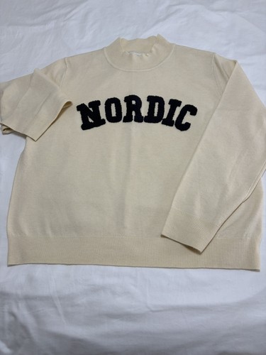 Nordic cream jumper - m, s