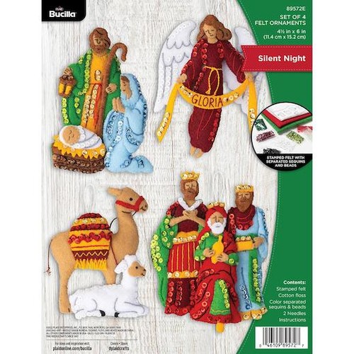 Bucilla felt ornaments - felt,