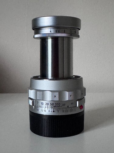 Leica elmar 9cm 90mm lens - elmar,