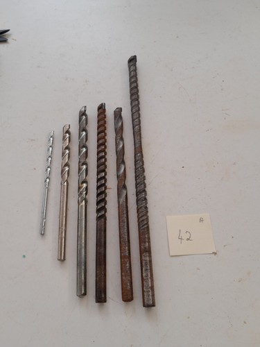 6number masonry bits used - , 42a