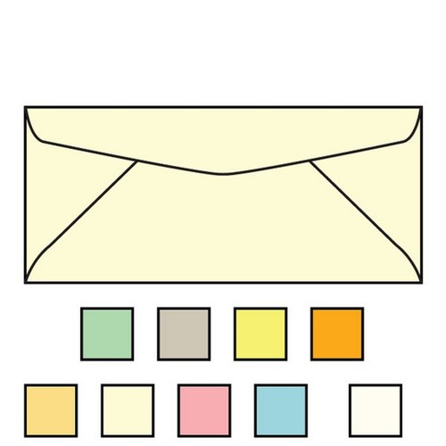 2 regular envelopes - #7-1/2,