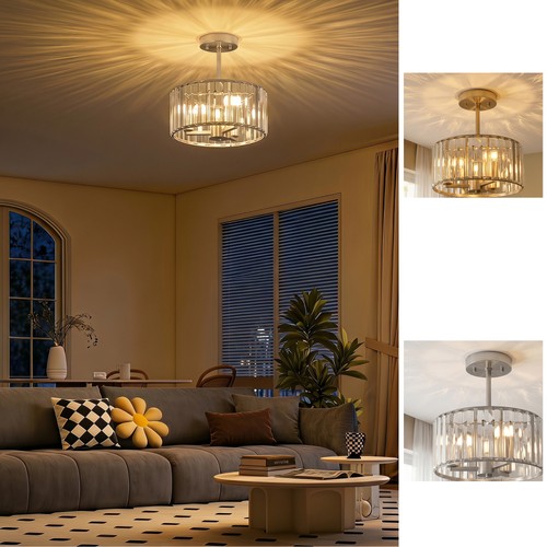 Semi flush mount crystal - flush,