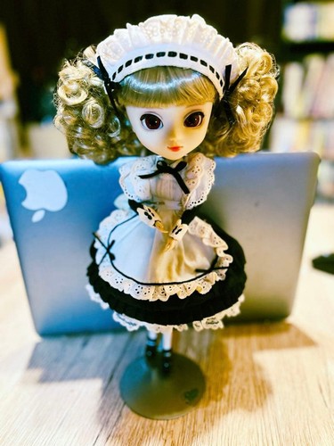 Custom doll maid clothes - clothes, black