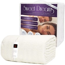 Heated Blanket Electric Mattress Cover Single Double King Superking Dual Control