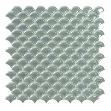 Jade Green Fish Scale Recycled