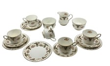 RARE ROYAL STAFFORD BALMORAL IMARI 16 PIECE TEA SET SH 74