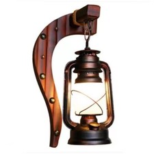 Vintage Oil Lamp Style Wall