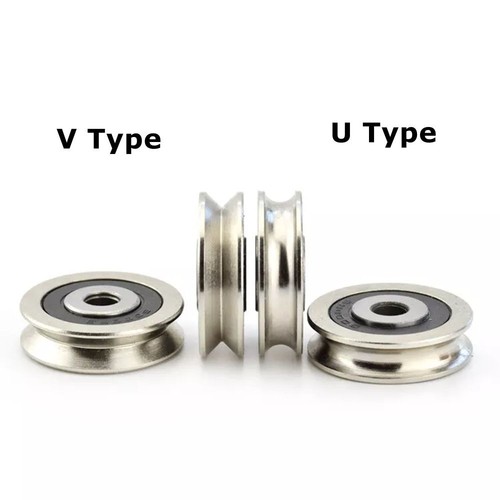 Groove metal pulley ball - u,