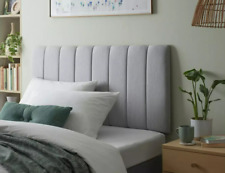 Bircham Small Double Headboard - Light Grey | Fabric Padded Bed Headboard Grey
