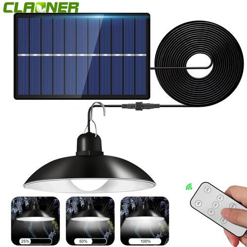 Dimmable solar pendant light - dimmable,