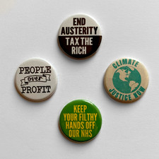 4 Socialist Badges, End