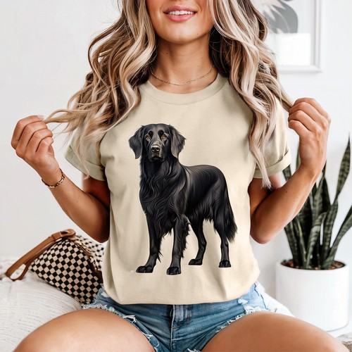 Flat coated retriever - retriever, womens