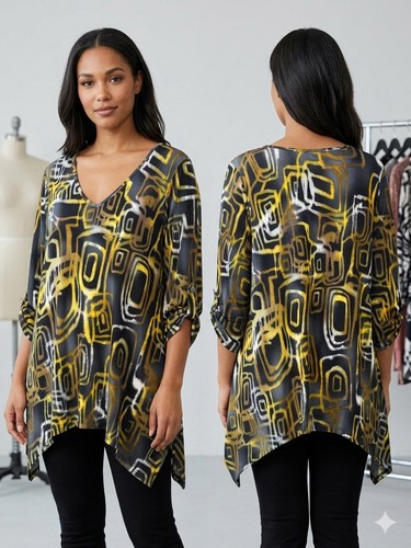 Lior paris top tunic size - lior, l
