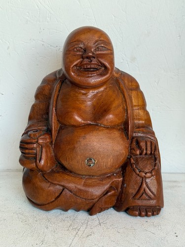 Large wooden budha - large,