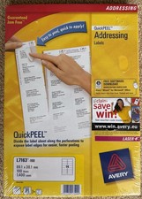 Avery Laser Address Label 99.1x38.1mm 14 Per A4 Sheet White Pack 1400