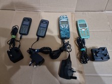 Job Lot 4x Vintage Nokia Mobile Phones - 5146/3310/1208 Chargers Inc *UNTESTED* 