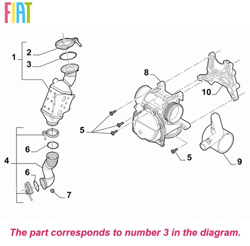 Genuine fiat egr valve - fiat,