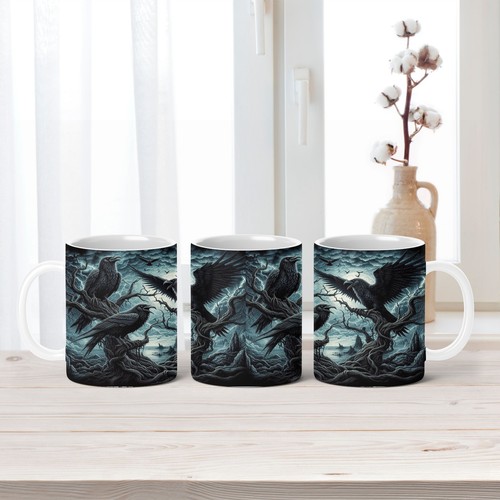 Crow halloween mug gift for - halloween,