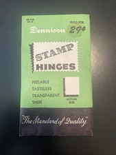 1 Package - 1000 Dennison Stamp Hinges, 48-040, No. 4, New 
