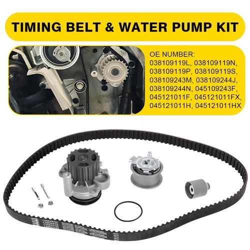 Timing cam belt kit water - cam, +