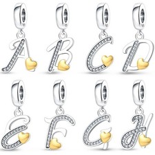Pendant Charm Bead Alphabet