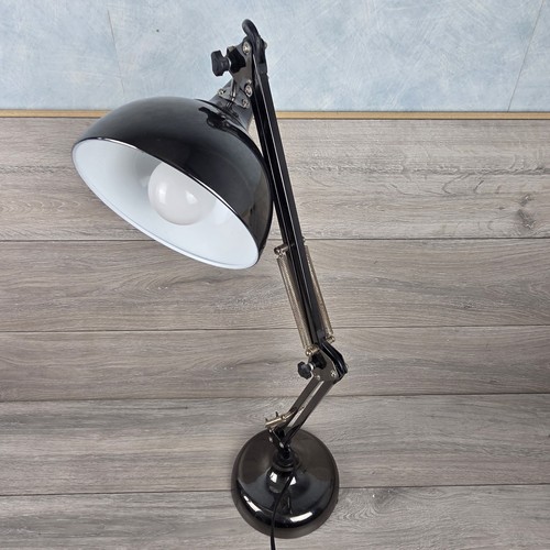 Black metal desk lamp - metal,