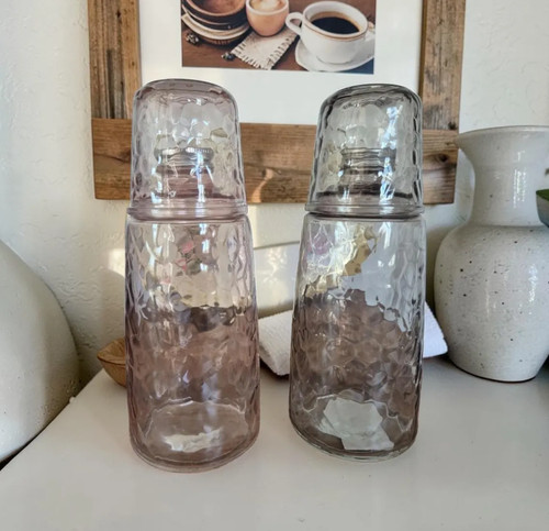 Glass bedside carafe - glass,