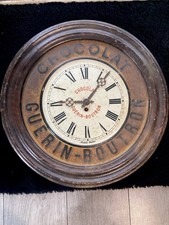 Original 1920/30s  French Chocolat Guerin Boutron Advertising Clock