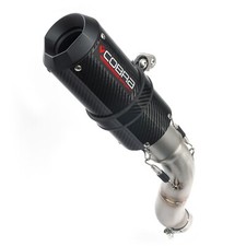 Cobra Honda CBR500R & CB500F Exhaust Carbon Fibre GP Half System MCHN03S002-CF
