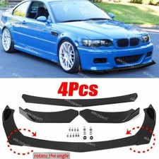 Gloss Black Front Bumper Chin Lip Splitter Spoiler For BMW 5 Series E60 E61 UK
