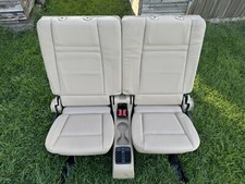 BMW E70 X5 7 Seater 2007-2013 3rd Row Rear Two Seats Beige Leather Man Cave Seat