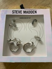 BNIB Steve Madden Earring &Cuff Sets Nickel Free
