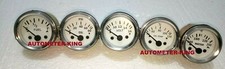 2 1/16" / 52mm Electrical Oil Pressure Fuel Volt Oil Temp Water Temp Gauge Kit