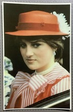Lady Diana Spencer Ascot 1981 1980’s Fashion Princess Royal Wedding Postcard