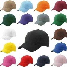 Baseball Cap Hat Mens Ladies Womens Sun Peak Adjustable Golf Beach Cotton NEW