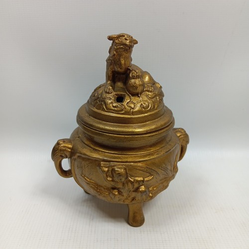 Chinese triple footed brass - chinese,