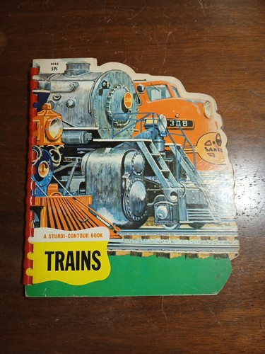 Trains sturdi contour book - a,