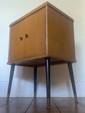 Vintage Mid Century Utility Record Cabinet 