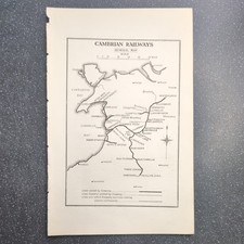 Original 1922 Map Of Cambrian