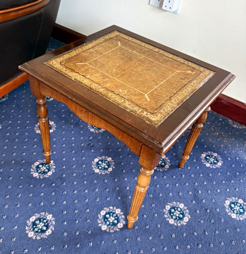 Vintage mahogany nesting table - nesting,