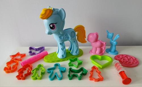 Rainbow dash play doh with - rainbow,