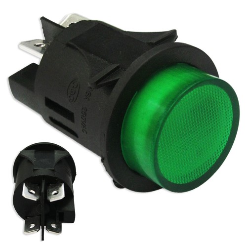 Circular green push - green,