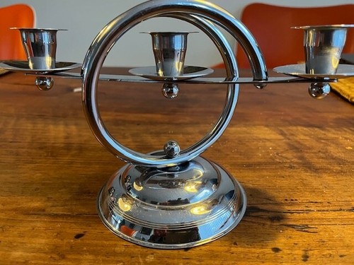 Antique art deco chrome