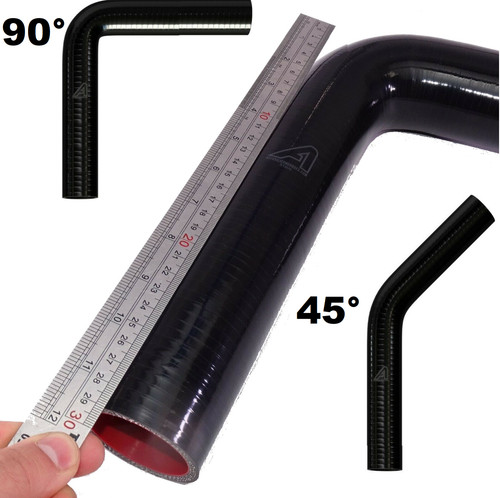 Silicone hose 90 degree - &,